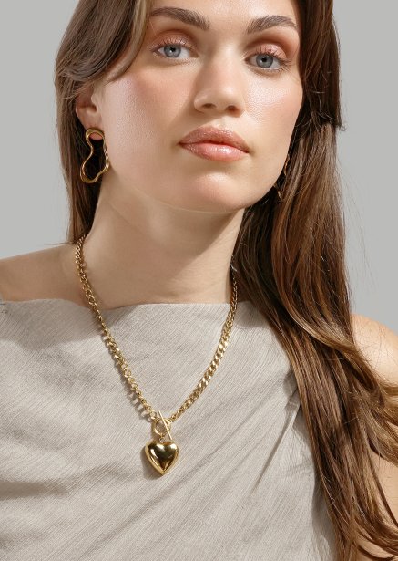 Fluid Glow Oorbel - 18k Verguld