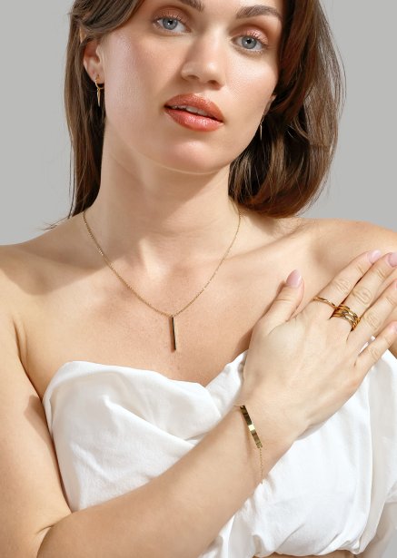 Armband Lineara - 18k Verguld