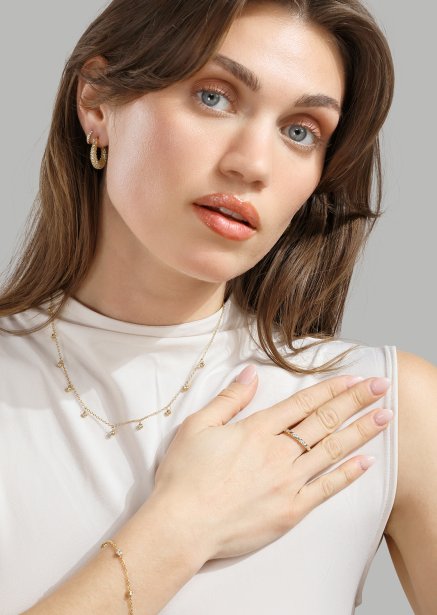 Pure Radiance Ketting – 18k Verguld