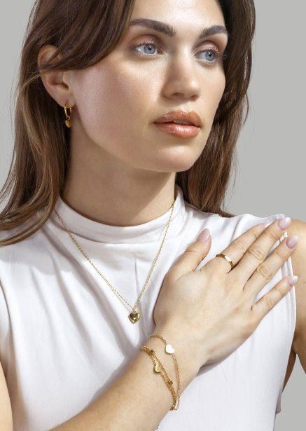 Armband Heart Chain – 18k Verguld