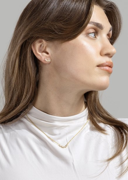 Armband Lumière Spark Stack - 18k Verguld