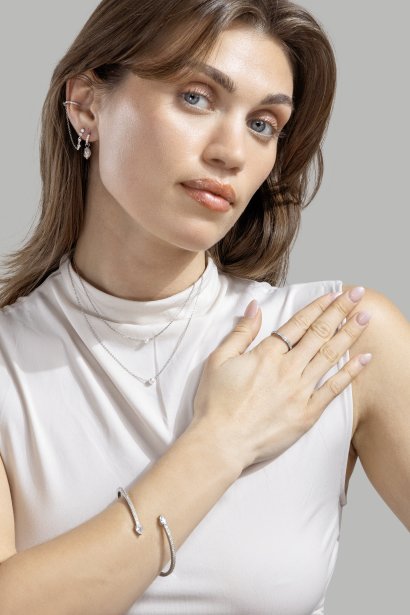 Ketting Lumi – Verzilverd