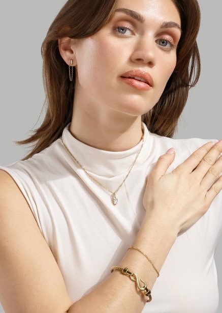 Gleam Ketting – 18k Verguld