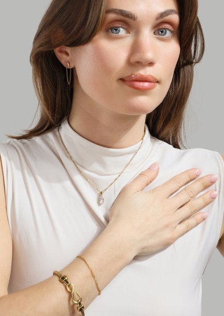 Gleam Ketting – 18k Verguld