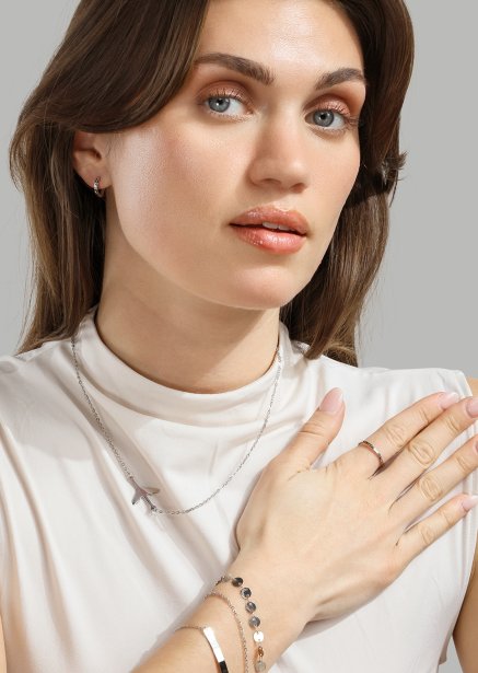 Aviara Ketting – Verzilverd