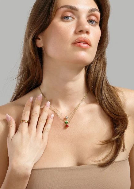 Trinity Prisma Ring - 18k Verguld