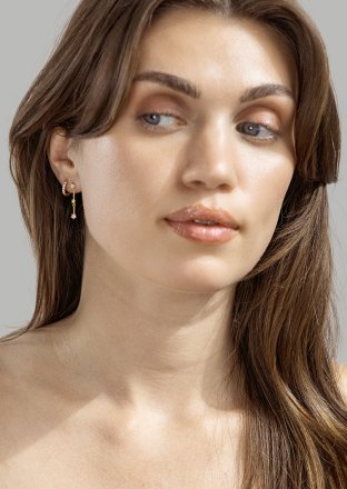 Oorbel Sparklingers - 18k Verguld