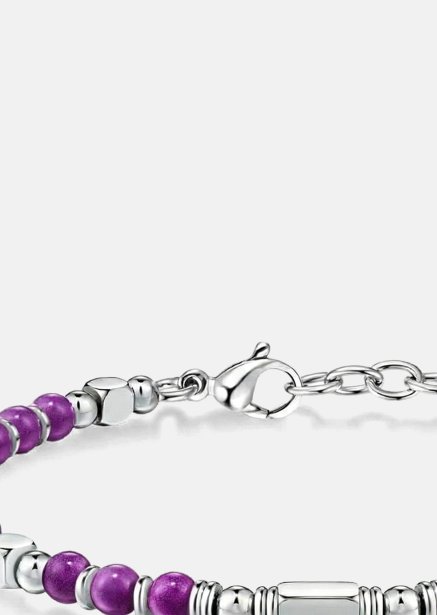 Kralenarmband Violet Shield
