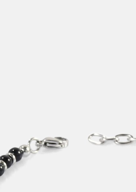 Kralenarmband Obsidian Crest