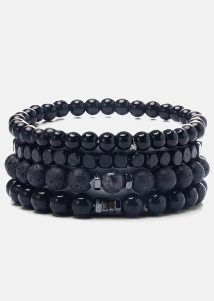 Kralenarmband Obsidian Edge
