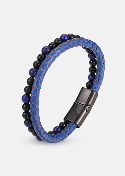 Leren armband Cobalt Ridge