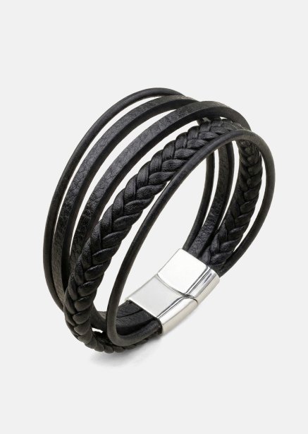 Leren armband Titan Veil