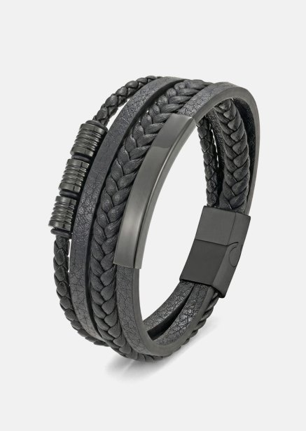 Leren armband Iron Vow