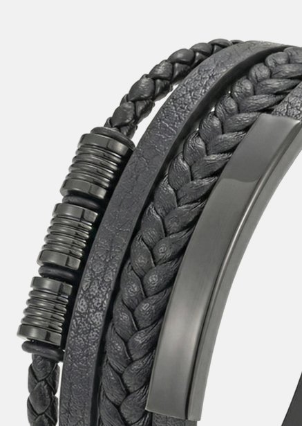 Leren armband Iron Vow