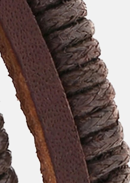 Leren armband Echelon Weave