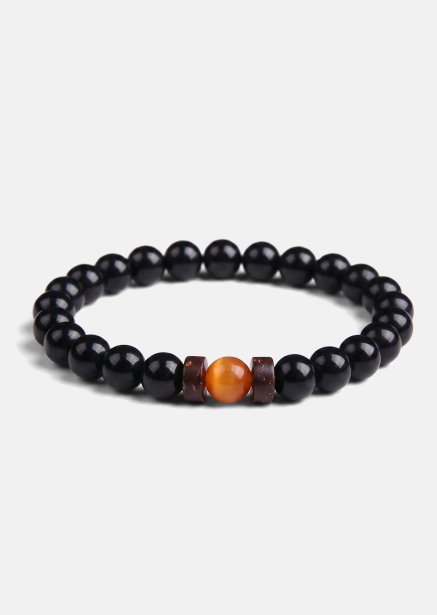 Kralenarmband Obsidian Sphere