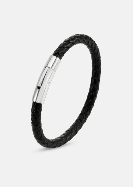 Leren armband Velor Crest