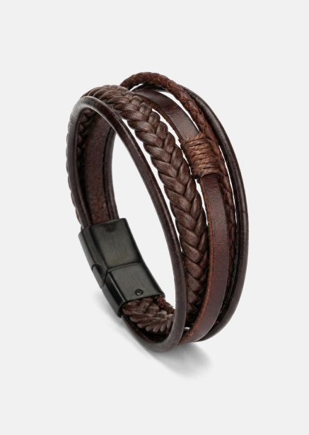 Leren armband Brave Tangle