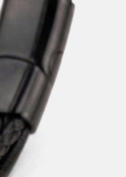 Leren armband Ebon Serpent