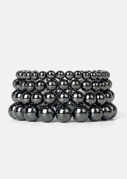 Kralenarmband Obsidian Flow