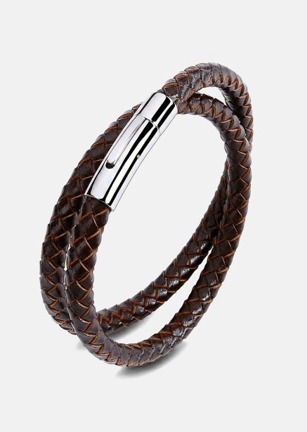 Leren armband Vanguard Twist
