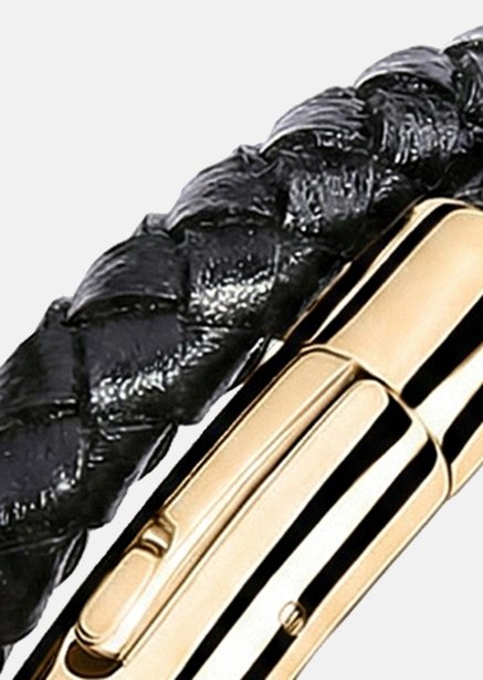 Leren armband Titan Lattice