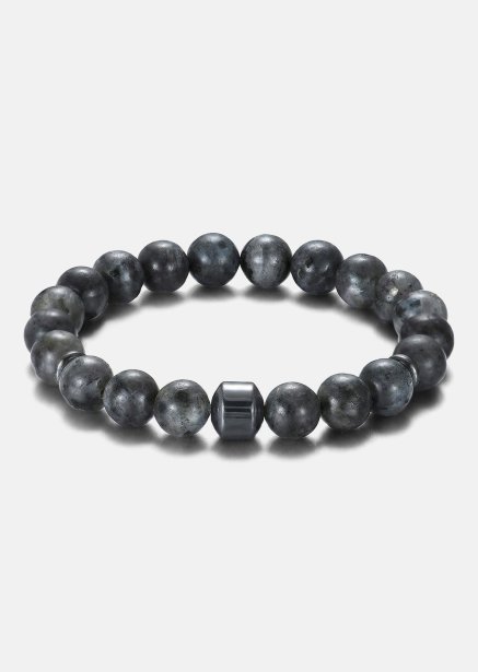 Kralenarmband Obsidian Charm