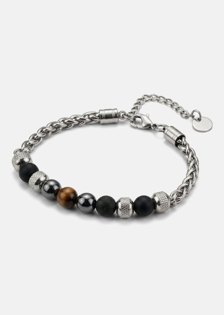 Kralenarmband Levon Flint