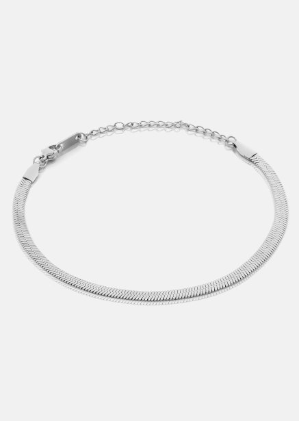 Armband Sleek Chain- Verzilverd