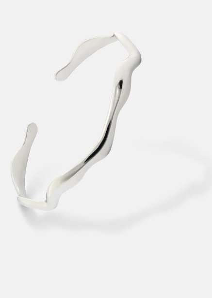 Armband Waveform - Verzilverd