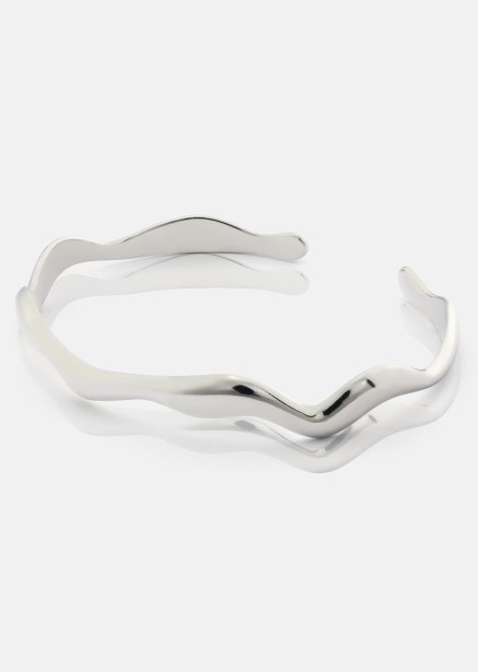 Armband Waveform - Verzilverd