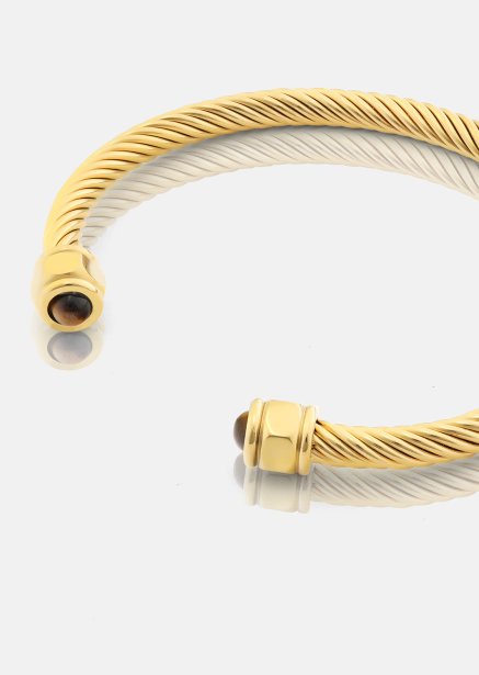 Armband Aumaura Brown - 18k Verguld