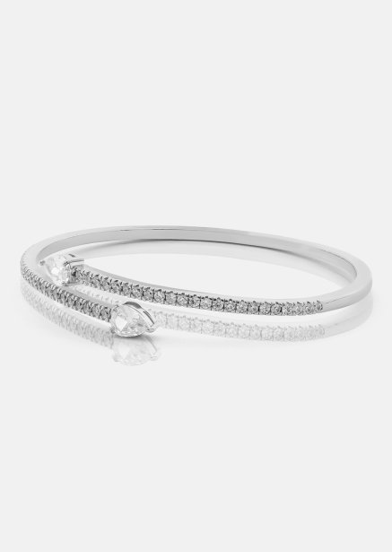 Armband Lumière Spark Stack - Verzilverd