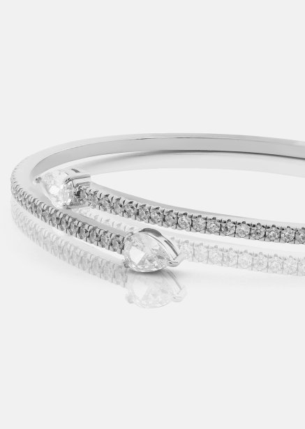 Armband Lumière Spark Stack - Verzilverd
