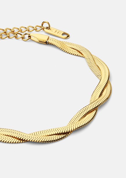Armband Twist Glow - 18k Verguld