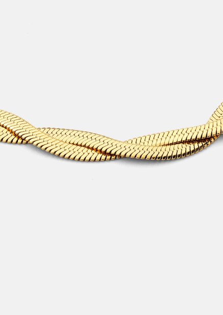 Armband Twist Glow - 18k Verguld