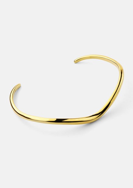 Armband Wave Cuff - 18k Gold Plated