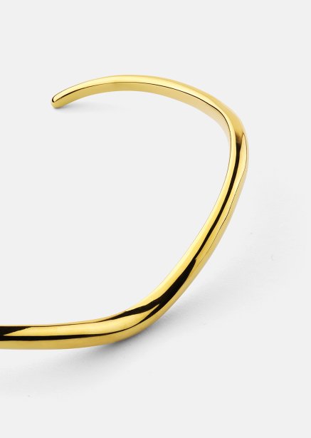 Armband Wave Cuff - 18k Verguld