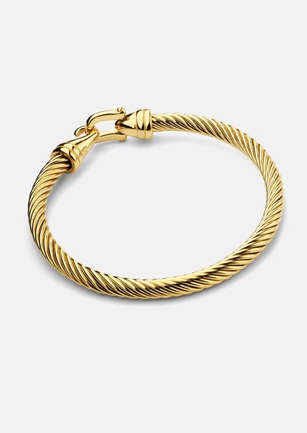 Armband Twistad Elegans - 18k Verguld