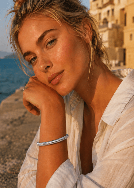 Armband Aurevia Flow - Verzilverd