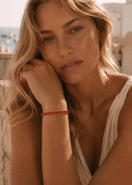 Armband Brillara - 18k Verguld