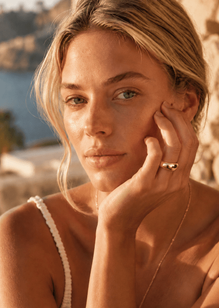 Golden Bold Ring - 18K Verguld