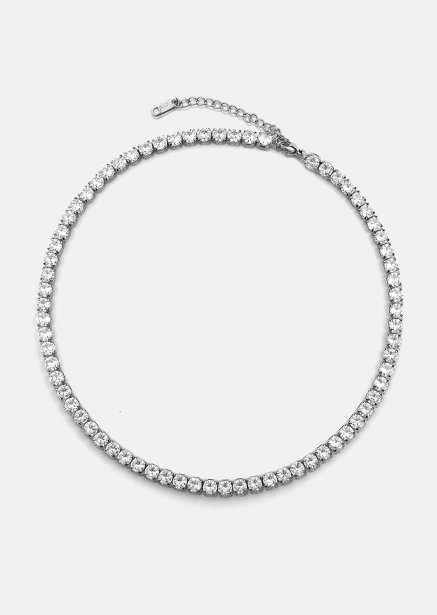 Lustre Ketting – Verzilverd