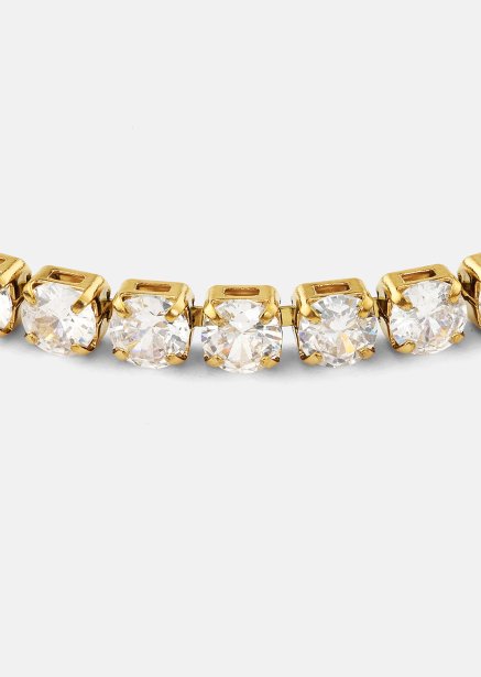 Armband Gloria Band 4mm - 18k Verguld
