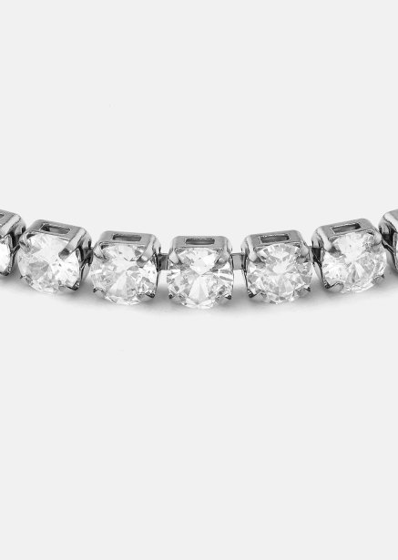 Armband Gloria Band 4 mm - Verzilverd