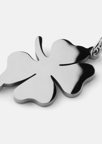 Golden Clover Charm Bracelet - Verzilverd