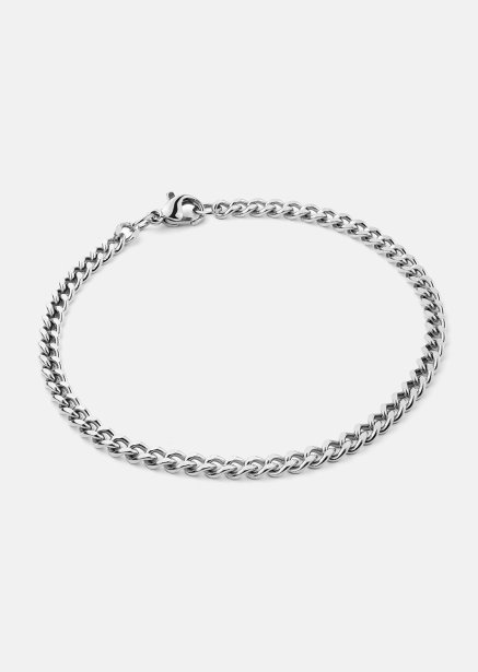 Silver Link Chain Bracelet - Verzilverd