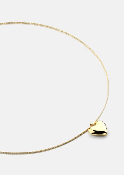 Ketting Opal Eternal Heart - 18k Verguld