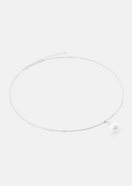 Ketting Isla Pearl - Verzilverd