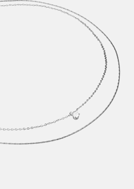Ketting Celeste – Verzilverd